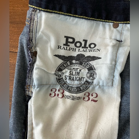 Polo Ralph Lauren Men's Slim Straight Jeans - Dark Blue - Picture 3 of 8